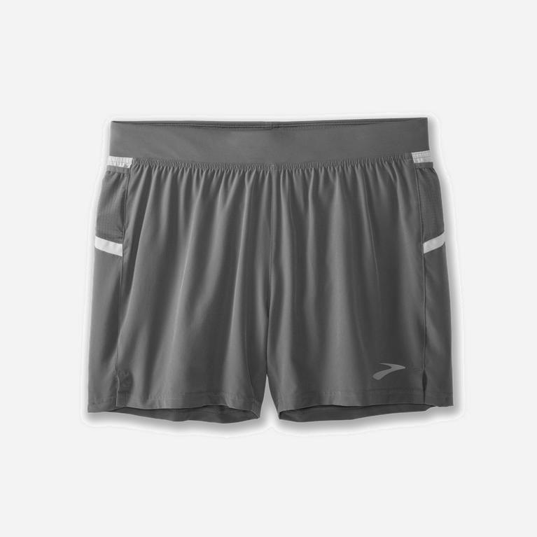 Brooks Sherpa 5 2-In-1 Mens Running Shorts Ireland Steel/Ash/grey (KLQJ-89432)